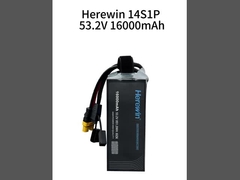 Herewin 14S1P 16Ah 53.2V Soft Pack Drone Batteria 25C Tasso di scarica