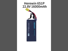 Herewin 6S1P 25C Lipo Drone Battery Pack 16000mAh 22.8V 2C