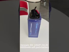 Qui c'è una batteria LiPo UAV da 30000mAh 14S 53.2V 25C in Soft Pack