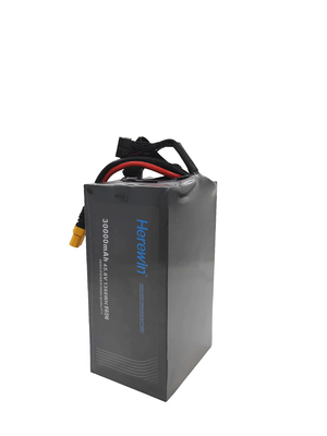 comprare Batteria UAV ad alta tensione con soft pack 45,6V 30000mAh 25C LiHv Batteria per droni Herewin 12S fabbricazione online