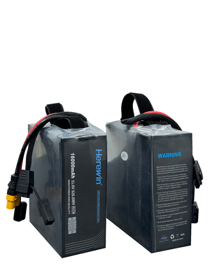 comprare Herewin 14S1P 16Ah 51.8V LiPo Pouch batteria UAV 25C Alta velocità di scarica fabbricazione online
