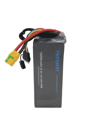 comprare Herewin 6S1P 25C Lipo Drone Battery Pack 16000mAh 22.8V 2C 1.96KG fabbricazione online
