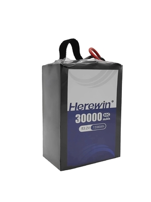 comprare Herewin 14S1P 30000mAh Soft Pack Semi Solid State Battery 30C Sprayer Batteria UAV 53.2V fabbricazione online
