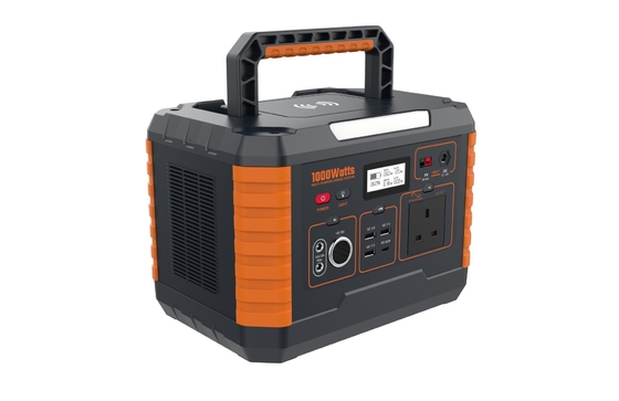 comprare 303Wh Stazione elettrica portatile all'aperto 3.8kg 60W AC Input E 12-26V / 4A carica solare fabbricazione online