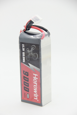 comprare Alta velocità 6S 100C 9Ah FPV Drone Batteria Herewin 22.2V 725g fabbricazione online