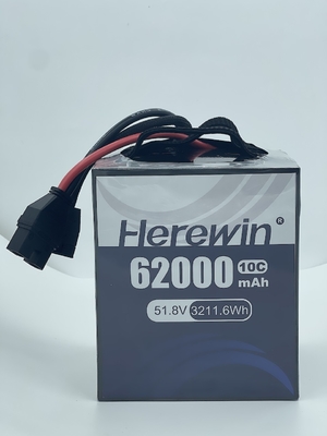comprare 10C 62000mah Drone batteria al litio 51.8V 14S batteria al litio polimerico fabbricazione online