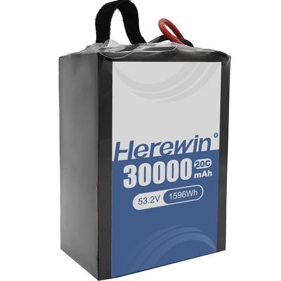 comprare 30000mAh Capacità Herewin Batteria a stato semi-solido 14S 53.2V per ricarica rapida e design leggero fabbricazione online