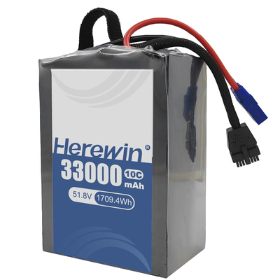 comprare Herewin Semi-solid State Battery 14S 51.8V 33000mAh per UAV Drone fabbricazione online