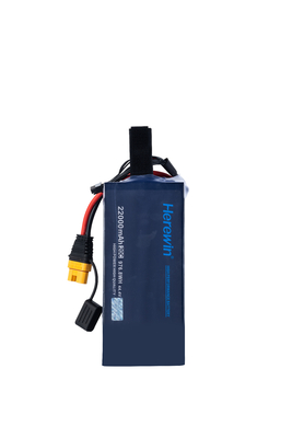 Lipo UAV Drone Batteria 25C Soft Pack Herewin 12S 44.4V 22000mAh