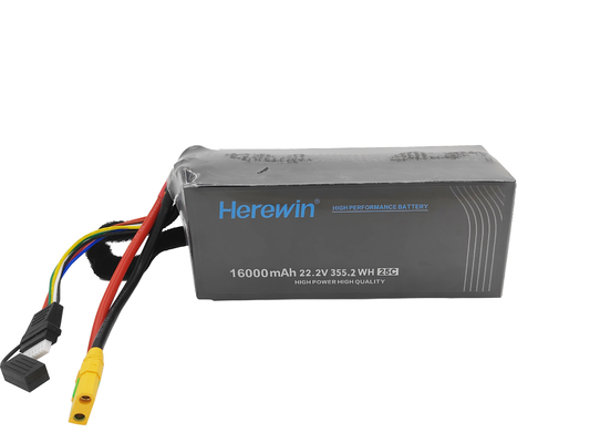 Herewin 22.2V 6s 16000mah Batteria Lipo Soft Pack Batteria Drone 2.08kg