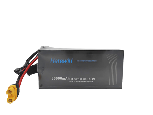 12S1P Soft Pack 45,6V LiHv Uav Drone Batteria 25C 30000mAh 6,9kg