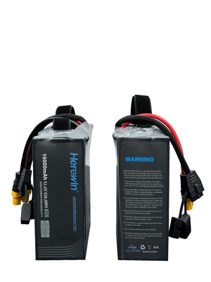 Batteria per droni UAV Herewin 14S1P 51.8V 16000mAh 25C Soft Pack Batteria LiPo UAV
