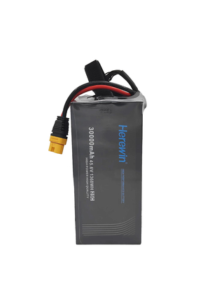 12S 45,6V 30000mAh LiHv Soft Pack UAV Batteria 25C Herewin Batteria