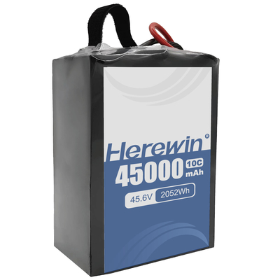 Herewin Semi Solid State Battery 12S1P 45.6V 45000mAh per grandi droni industriali UAV con alta velocità di scarica